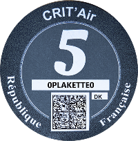 Crit'Air 5 francuska nalepka ekologiczna